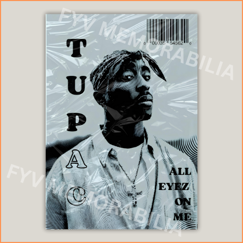 2Pac Poster Wall Art Design Hip Hop Rap