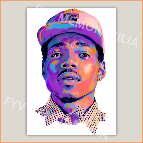 Chance The Rapper Poster Wall Art Design Hip Hop Rap