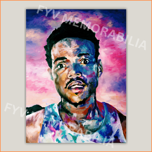 Chance The Rapper Poster Wall Art Design Hip Hop Rap