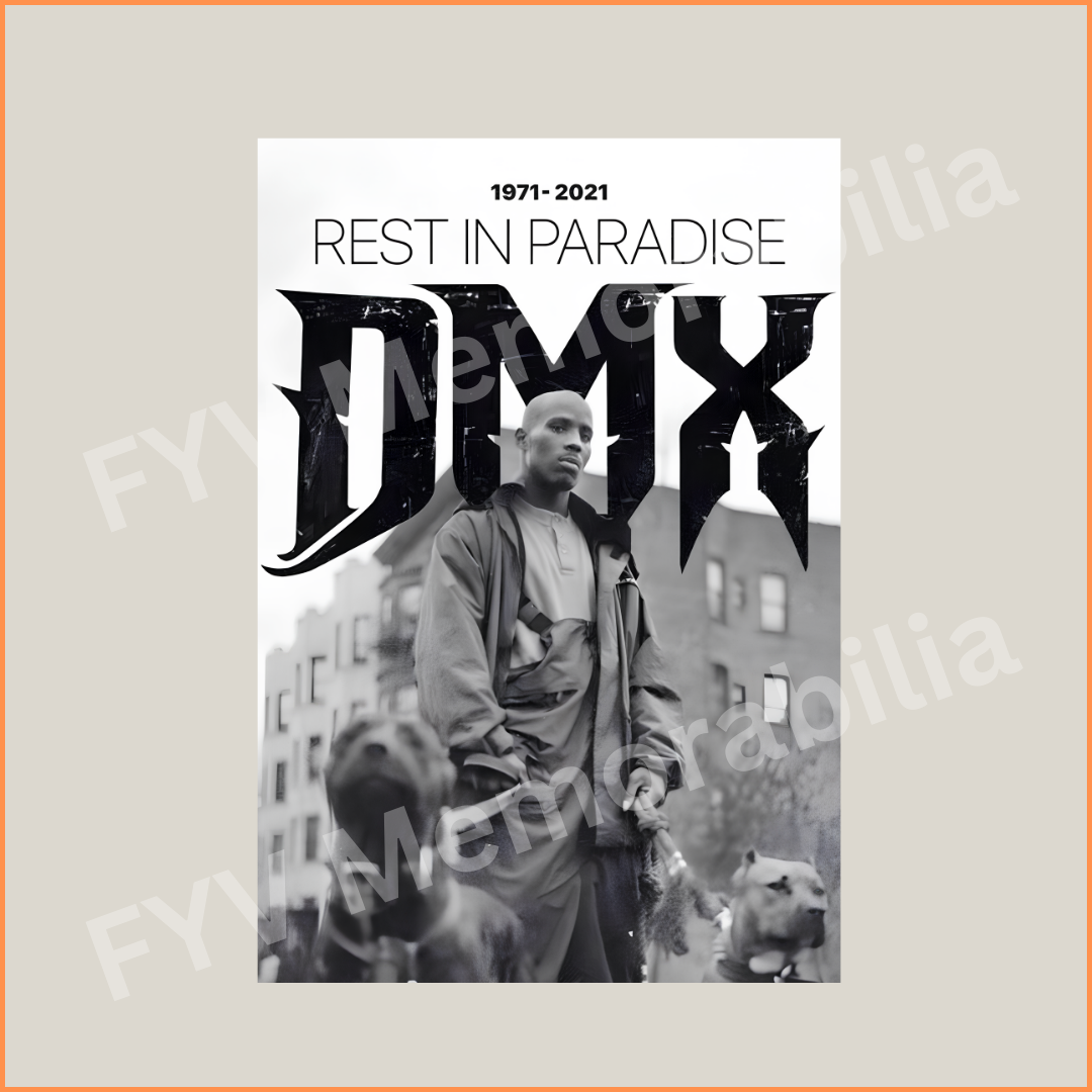 DMX Poster Wall Art Design Hip Hop Rap