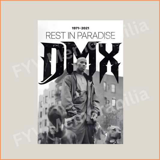 DMX Poster Wall Art Design Hip Hop Rap