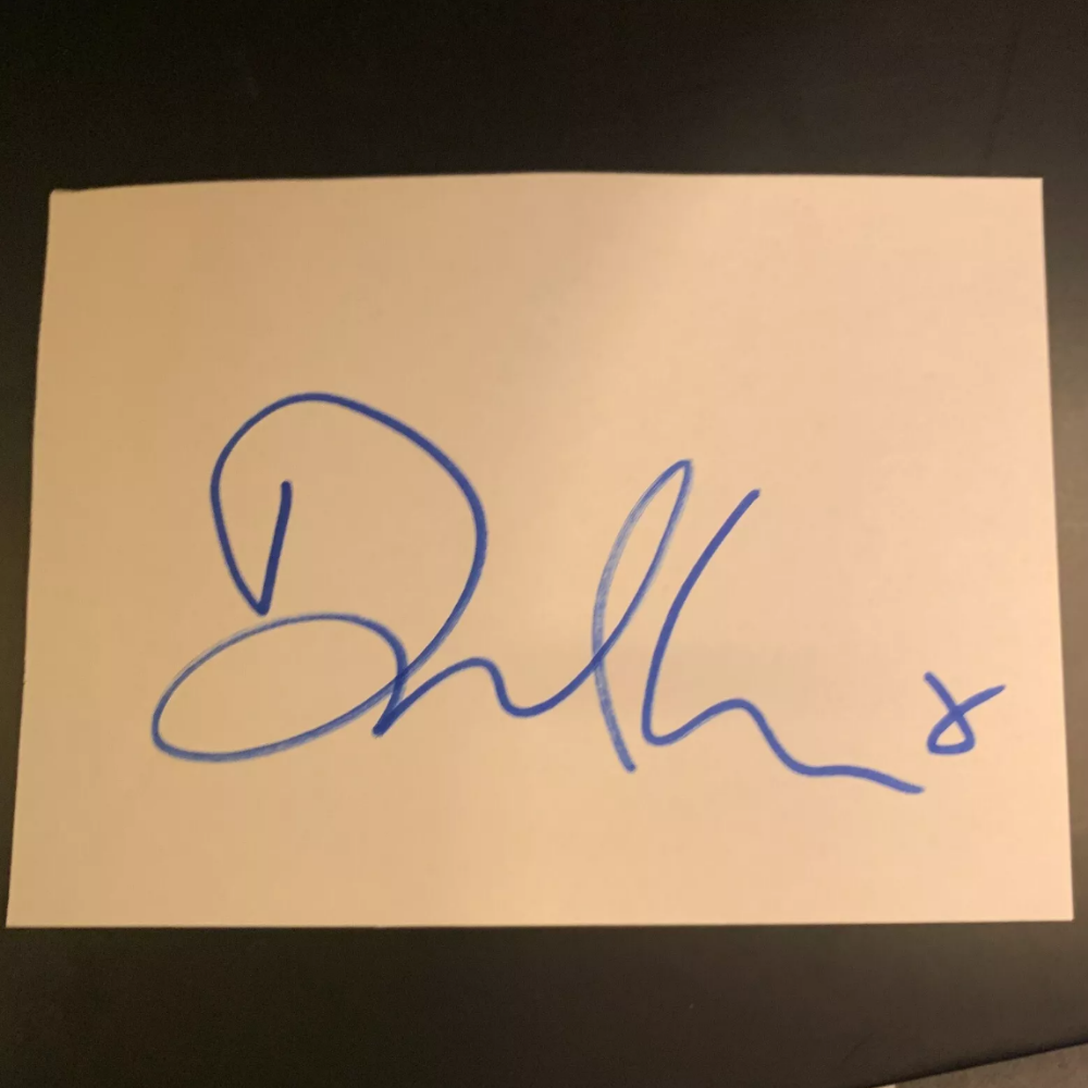 Daniel Craig Authentic Hand Signed Autograph + COA