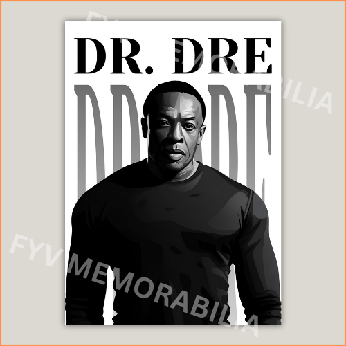 Dr. Dre Poster Wall Art Design Hip Hop Rap