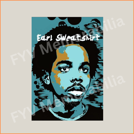 Earl Sweatshirt Poster Wall Art Design Hip Hop Rap