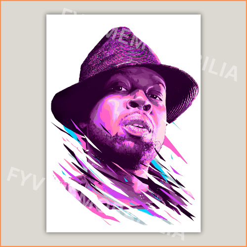 J Dilla Poster Wall Art Design Hip Hop Rap