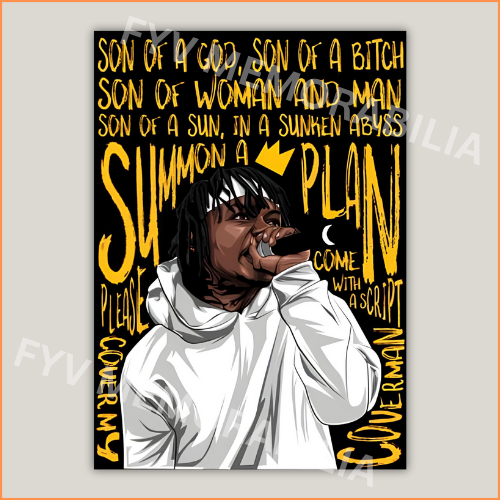 J.I.D. Poster Wall Art Design Hip Hop Rap