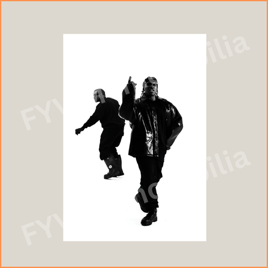 Kanye West and Pusha T Design Digital File Download Printable