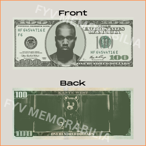 Kanye West Custom Cash Design Digital File Download Printable