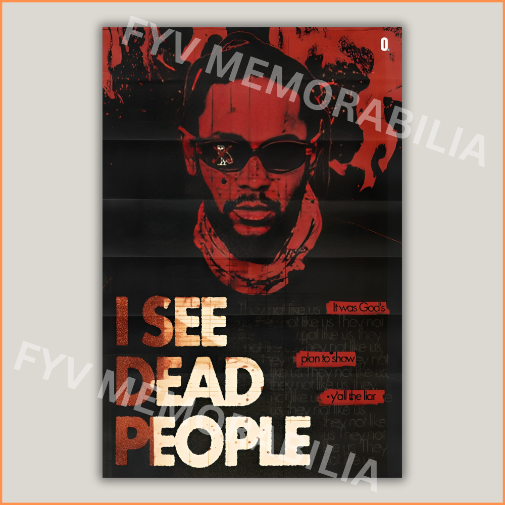 Kendrick Lamar Poster Wall Art Design Hip Hop Rap