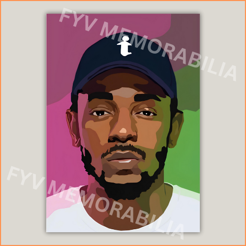 Kendrick Lamar Poster Wall Art Design Hip Hop Rap