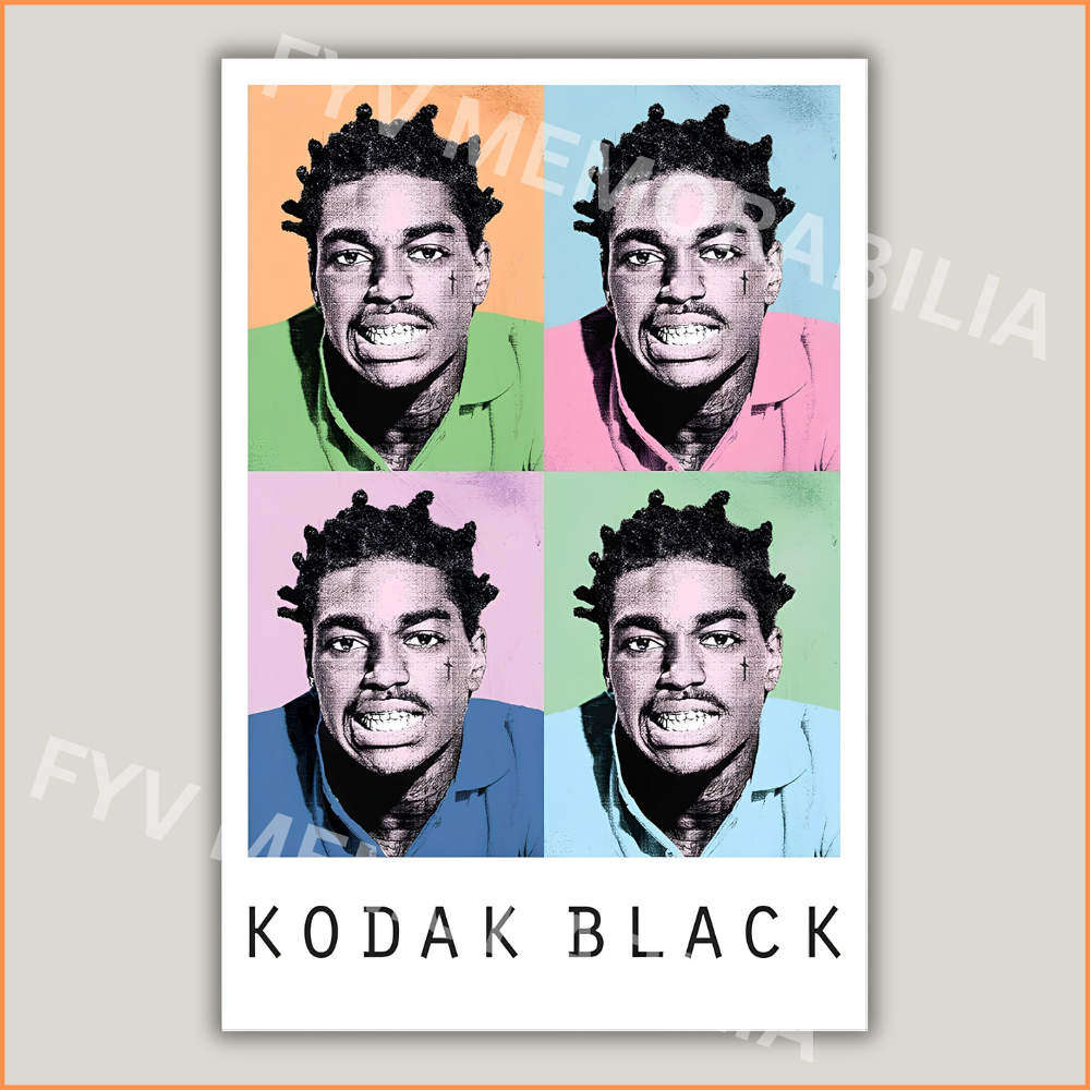 Kodak Black Poster Wall Art Design Hip Hop Rap