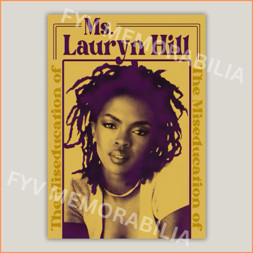 Ms. Lauryn Hill Poster Wall Art Design Hip Hop Rap