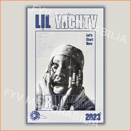 Lil Yachty Poster Wall Art Design Hip Hop Rap