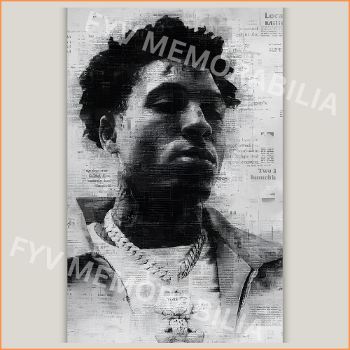 NBA YoungBoy Poster Wall Art Design Hip Hop Rap