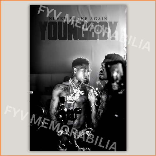 NBA YoungBoy Poster Wall Art Design Hip Hop Rap