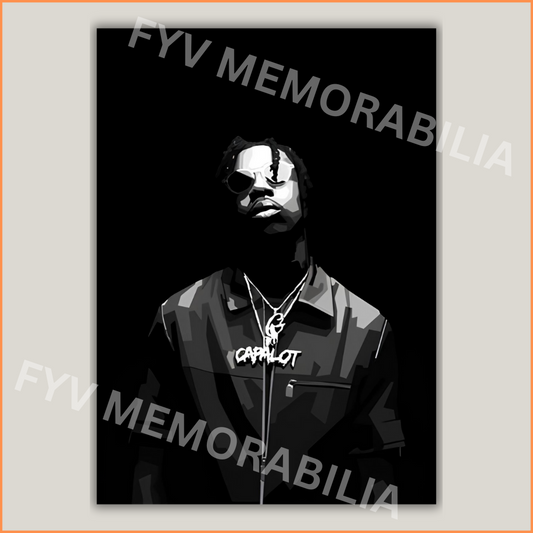 Polo G Poster Wall Art Design Hip Hop Rap