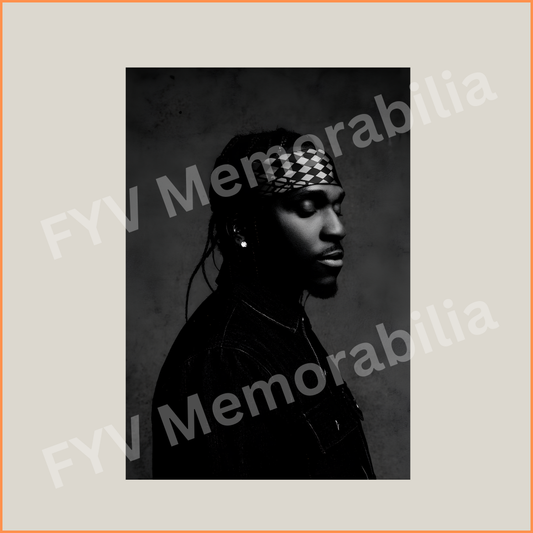 Pusha T Poster Wall Art Design Hip Hop Rap