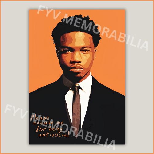 Roddy Ricch Poster Wall Art Design Hip Hop Rap