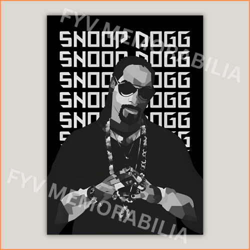 Snoop Dogg Poster Wall Art Design Hip Hop Rap