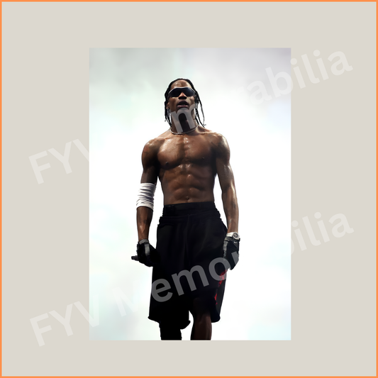 Travis Scott Poster Wall Art Design Hip Hop Rap