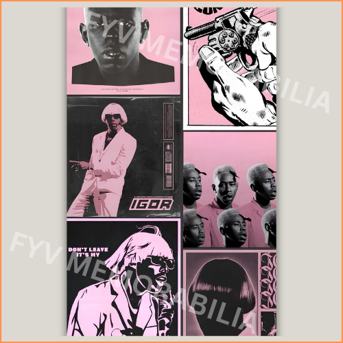 Tyler, The Creator Poster Wall Art Design Hip Hop Rap