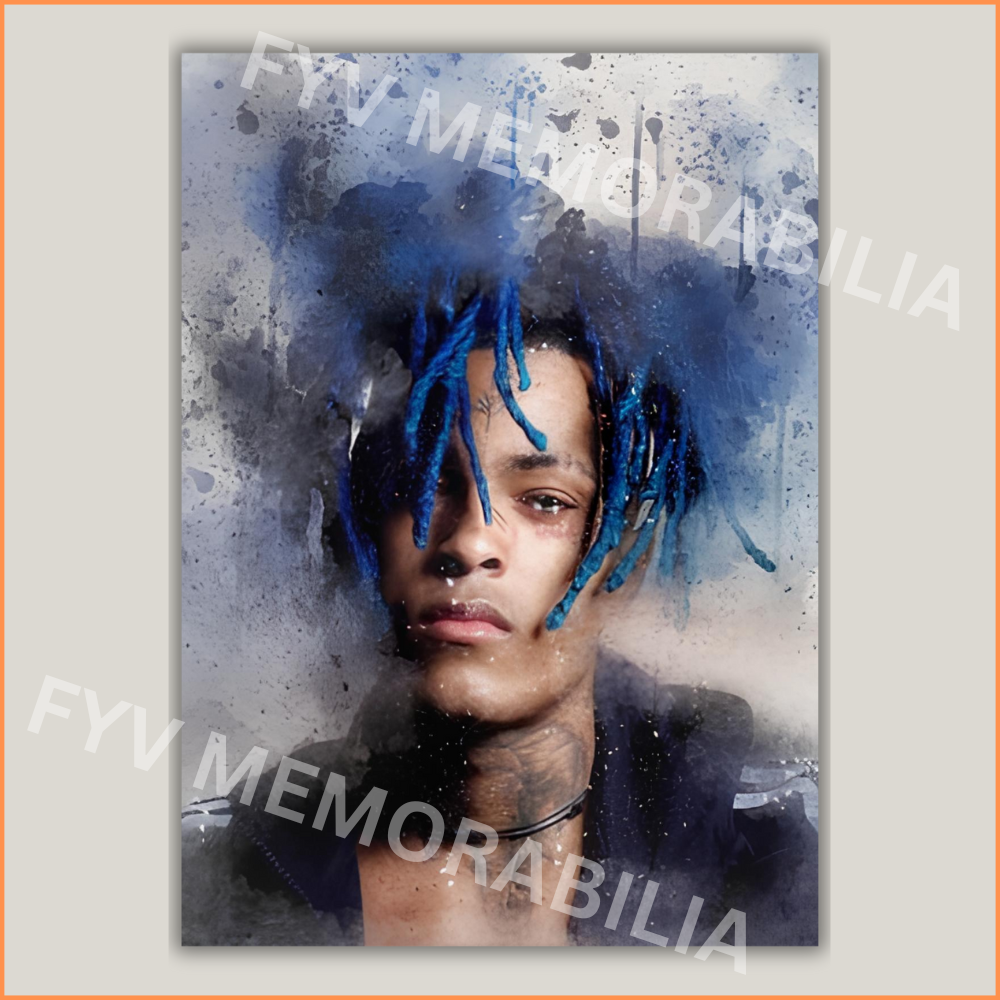 XXXTENTACION Poster Wall Art Design Hip Hop Rap